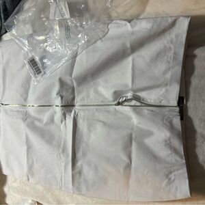 Chic White A-Line Skirt